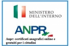 Anpr: certificati anagrafici online e gratuiti per i cittadini